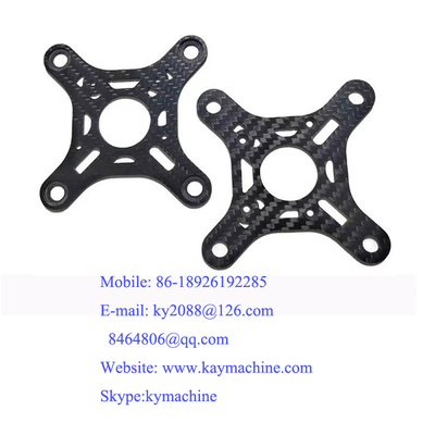Precision OEM CNC Milling graphite fiber CFRP Carbon fiber reinforced polymer  Smooth Surface Finish  China manufacturer China factory China producer