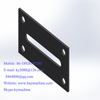 Precision OEM CNC Milling graphite fiber CFRP Carbon fiber reinforced polymer  Smooth Surface Finish  China manufacturer China factory China producer