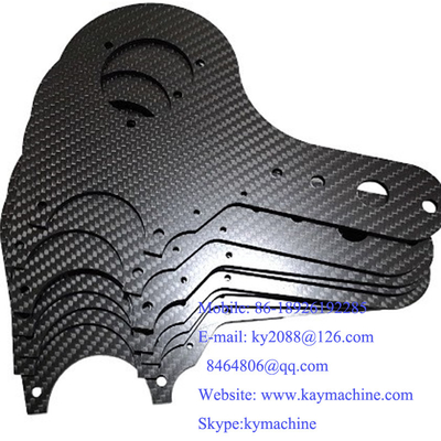Precision OEM CNC Milling graphite fiber CFRP Carbon fiber reinforced polymer  Smooth Surface Finish  China manufacturer China factory China producer