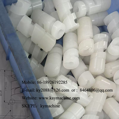 PolyvinylideneFluoride PVDF Polyvinylidene fluoride Poly(vinylidene fluoride) Custom Pvdf Injection Molding PVDF Parts 5 Axis CNC Plastic Machining China manufacturer China factory China producer