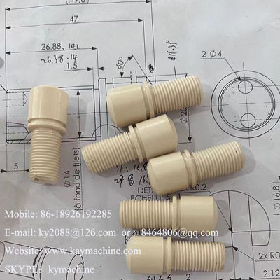 Polyether  Peek Products CNC Turning Peek Multi way Valve Chemical Parts PTFE Multi channel Switching Valve PTFE Parts Processing Customization PCTFE Chemical Valve Body China manufacturer