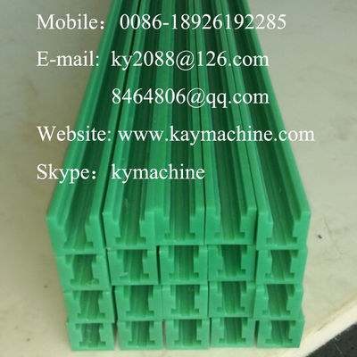 Guide rails for roller chains plastic guide rails China manufacture UHMW-PE chain guides Plastic Sliding Guides Guide rail system   China manufacturer China factory China producer