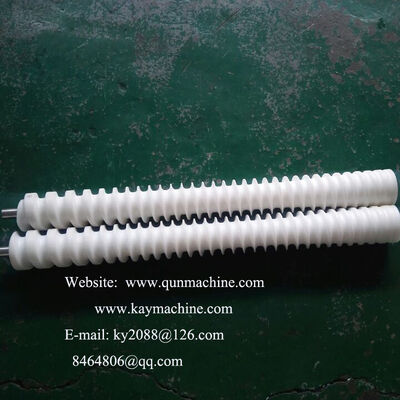 Acetal plastic feed screws plastics conveying screw Starwheels & Feedscrews Star Wheels and Scrolls (Feed Screws)