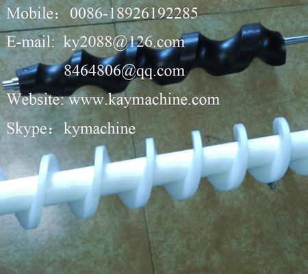 special screw with the conveyor to rotate and separate the empty bottle