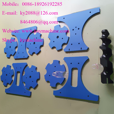 Feedscrews scroll, feedscroll, worm or auger Combiners / dividers Plastic Feedscrolls Diverters Custom Timing Screws