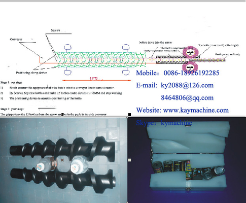 Feedscrews scroll, feedscroll, worm or auger Combiners / dividers Plastic Feedscrolls Diverters Custom Timing Screws